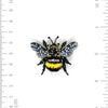Yellow-Banded Bee Brooch Pin