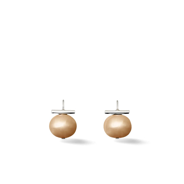 Sterling Baby Pebble Pearl Earrings (Assorted)