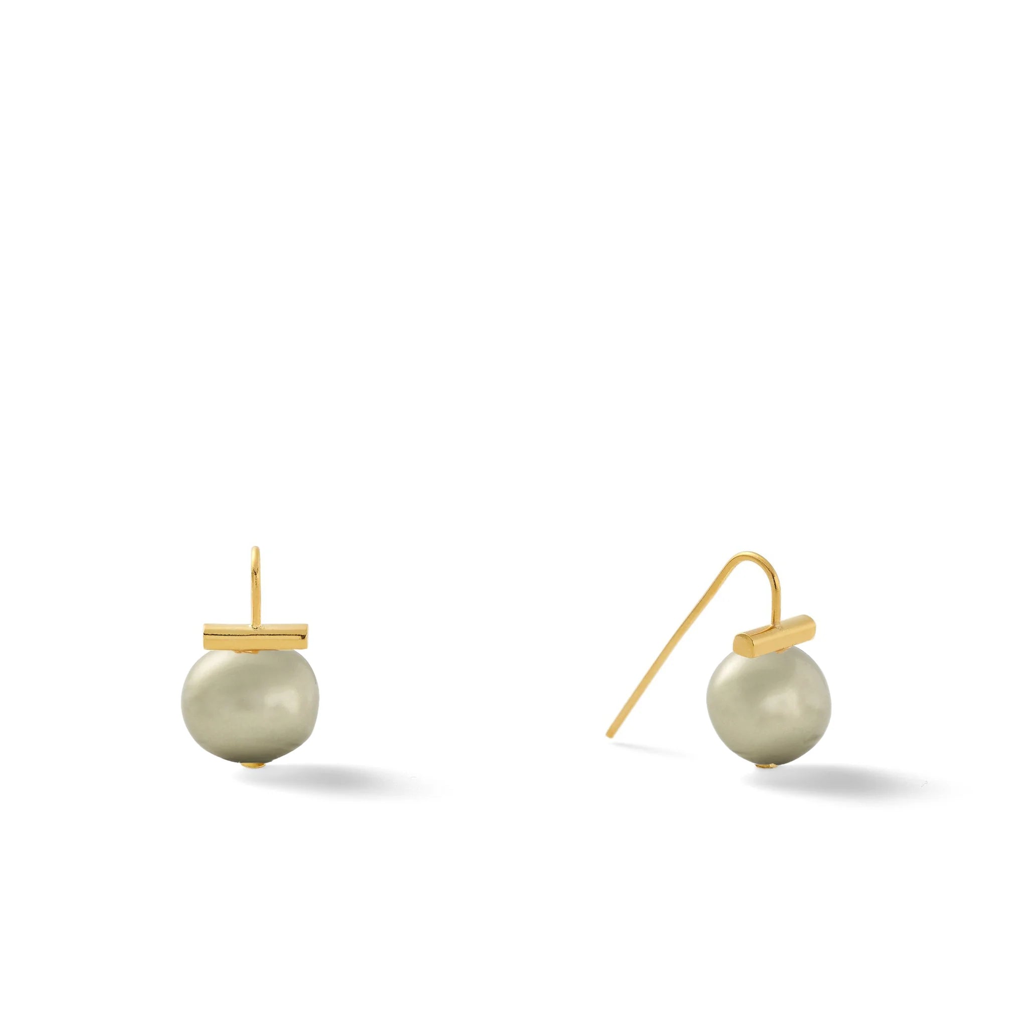 Gold Baby Pebble Pearl Earrings (Assorted)