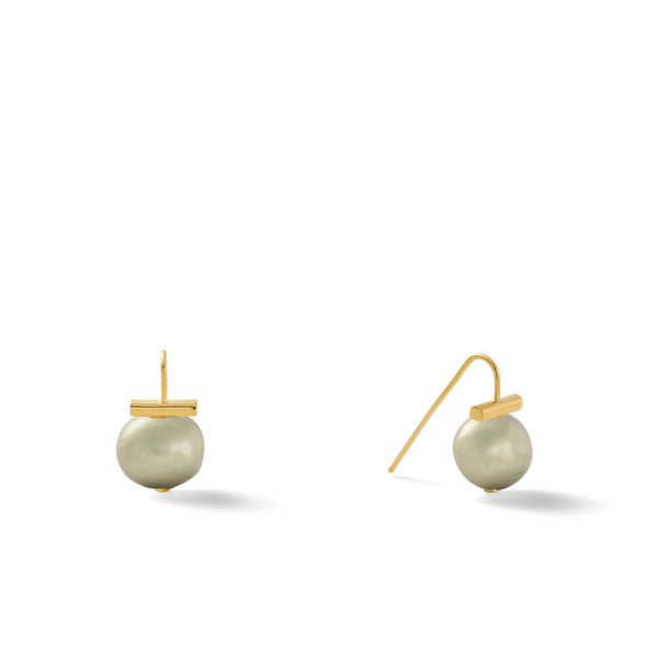 Gold Baby Pebble Pearl Earrings (Assorted)