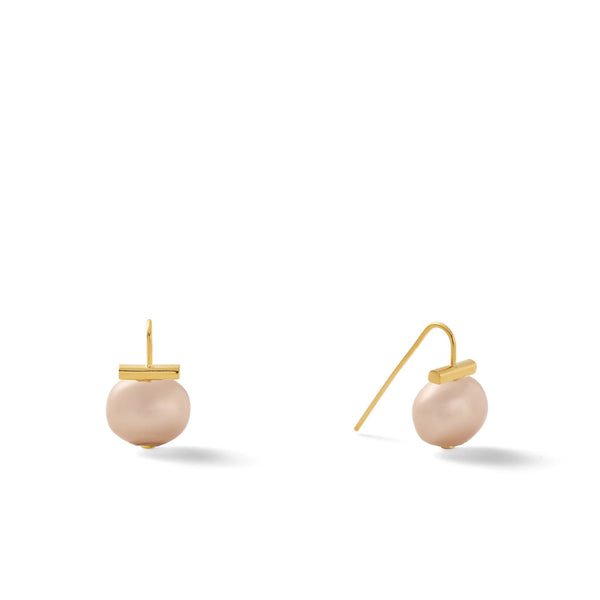 Gold Baby Pebble Pearl Earrings (Assorted)