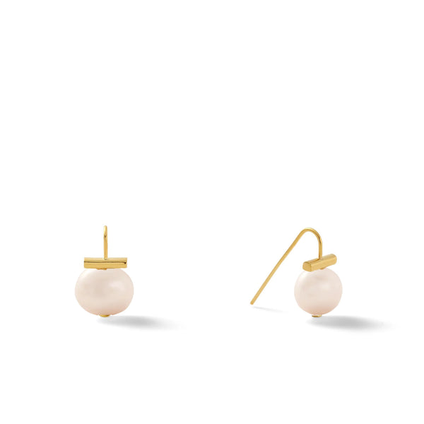 Gold Baby Pebble Pearl Earrings (Assorted)