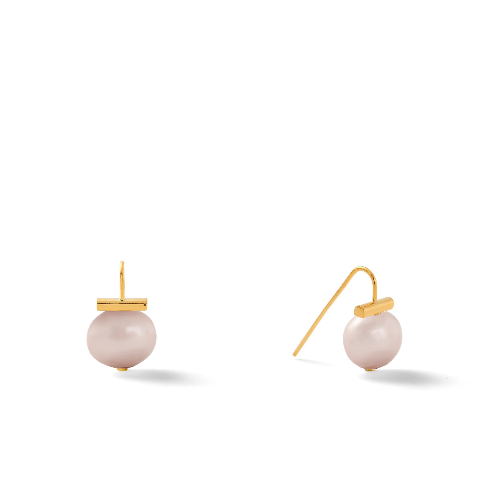 Gold Baby Pebble Pearl Earrings (Assorted)