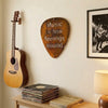 Guitar Pick Metal Wall Art
