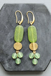 Lime Green & Seafoam Earrings