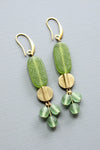 Lime Green & Seafoam Earrings