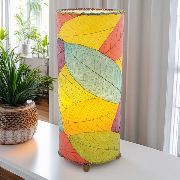 17" Banyan Cylinder Lamp [Assorted Colors]