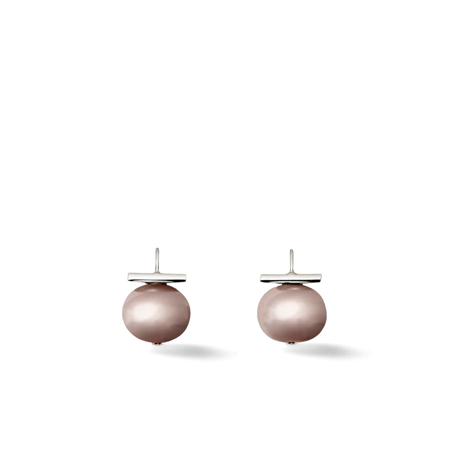 Sterling Baby Pebble Pearl Earrings (Assorted)