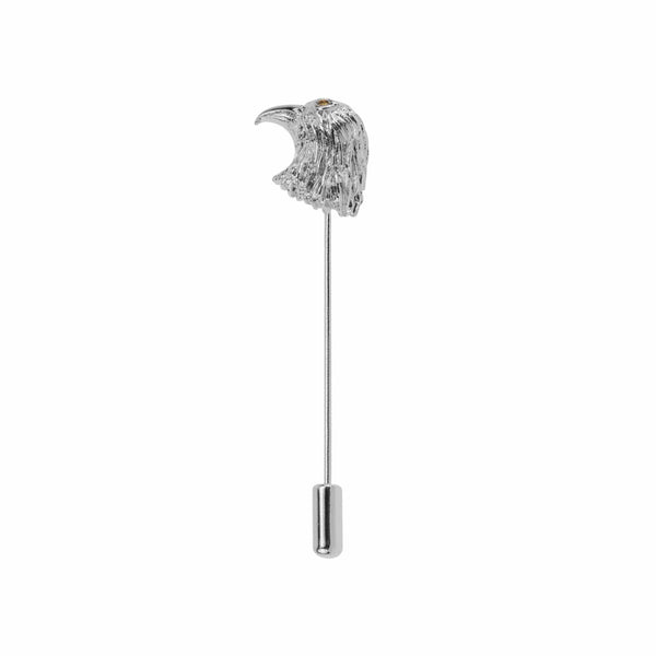 Hawk Head Lapel Pin