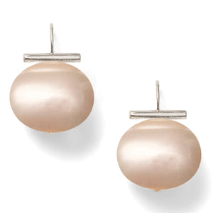 Sterling Large Pebble Pearl Earrings (Assorted)