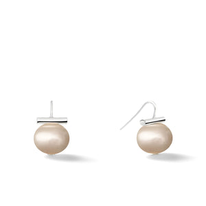 Sterling Medium Pebble Pearl Earrings (Assorted)