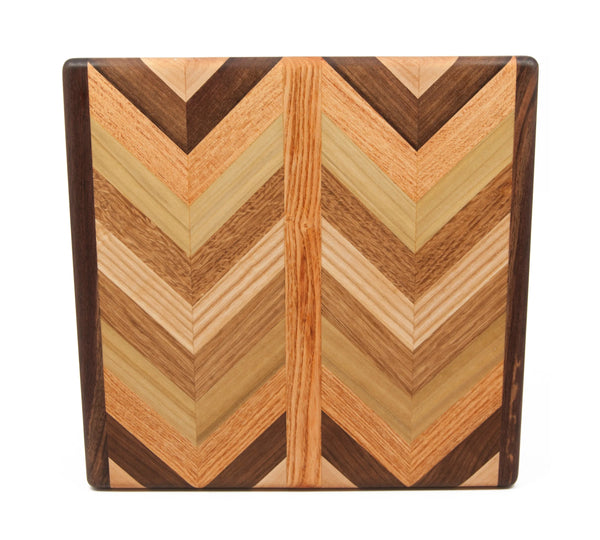 Small chevron cutting board