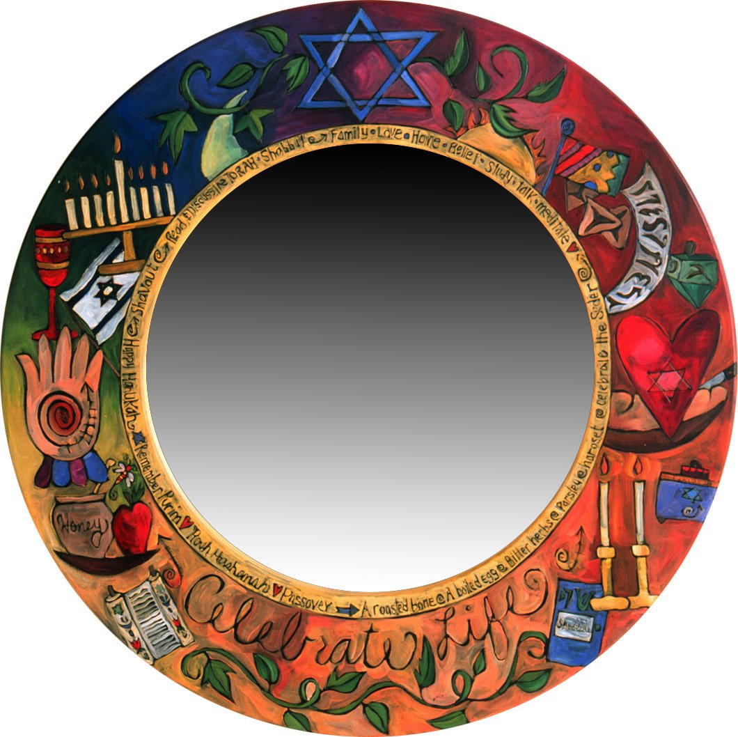 Large Circle Mirror –  