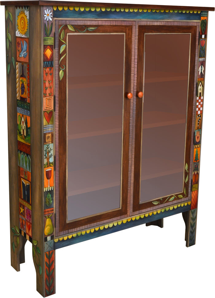 Bookcase with Glass Doors