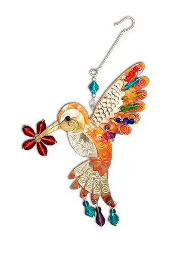 Peaceful Hummingbird Ornament