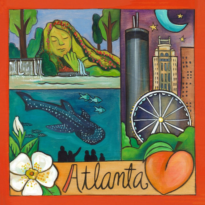 "A-Town" | Atlanta Plaque