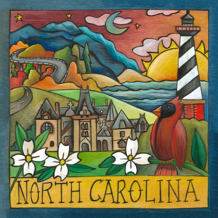 North Carolina Plaque | "Blue Ridge Beauty"