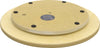 "Lovely Lakes" Lazy Susan – Pie piece lazy susan design celebrating Iowa's Great Lakes back view
