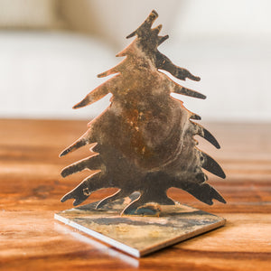 Collectible Tree Sculpture – This cute little pine tree looks best paired up with other tree sculptures or other treasures you already have at home, especially around the holidays main view