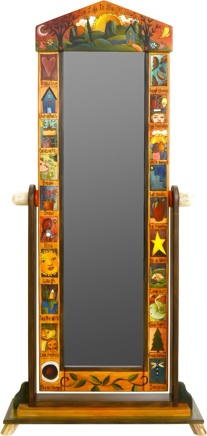 Wardrobe Mirror on Stand –  