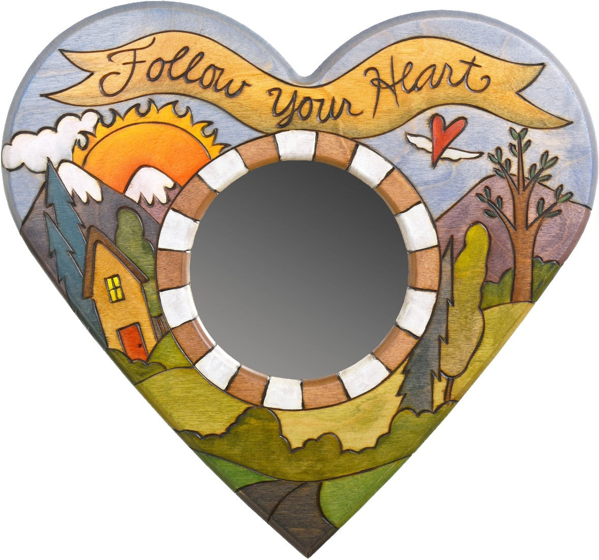 Heart Shaped Mirror –  