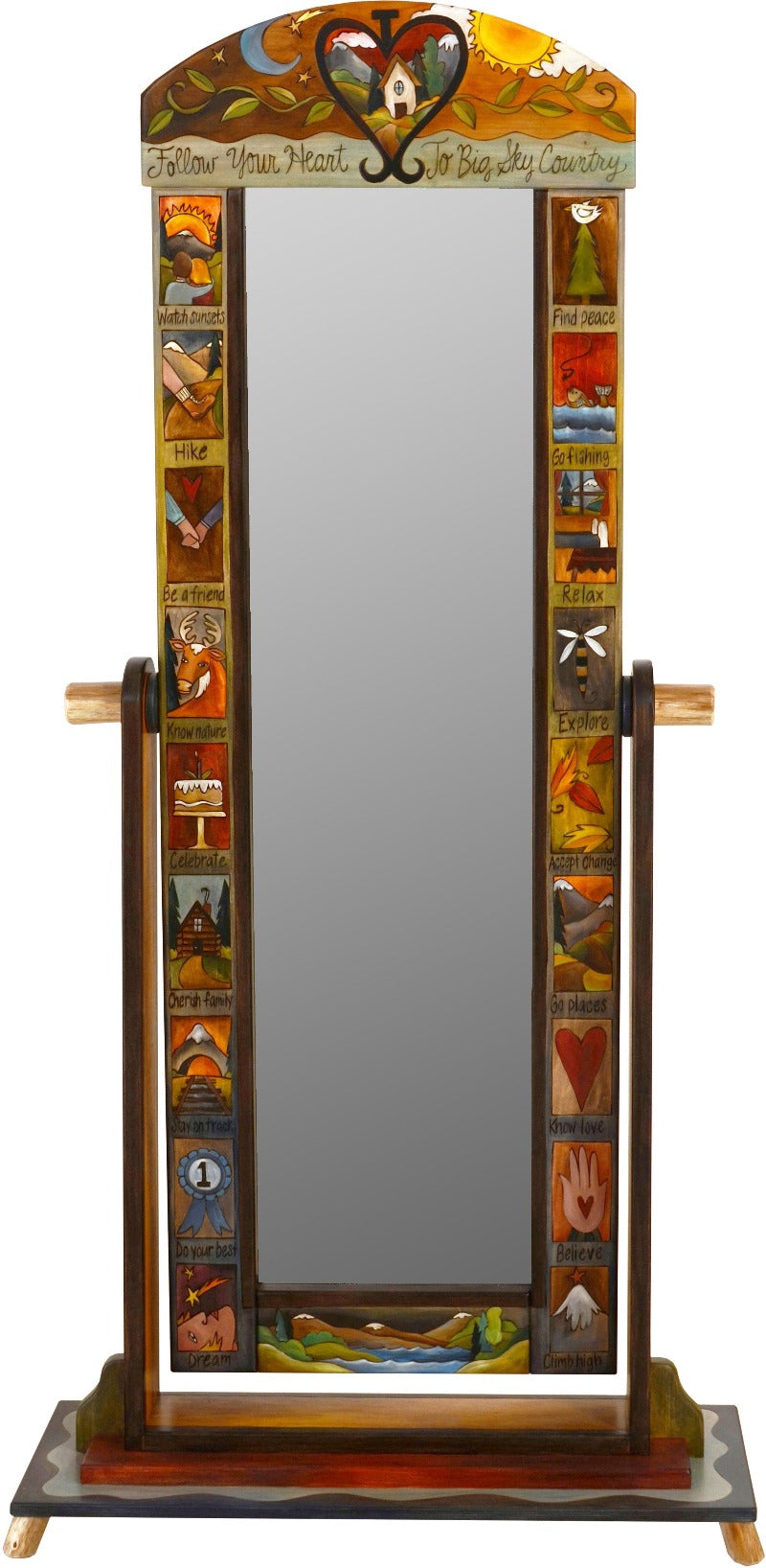 Wardrobe Mirror on Stand –  