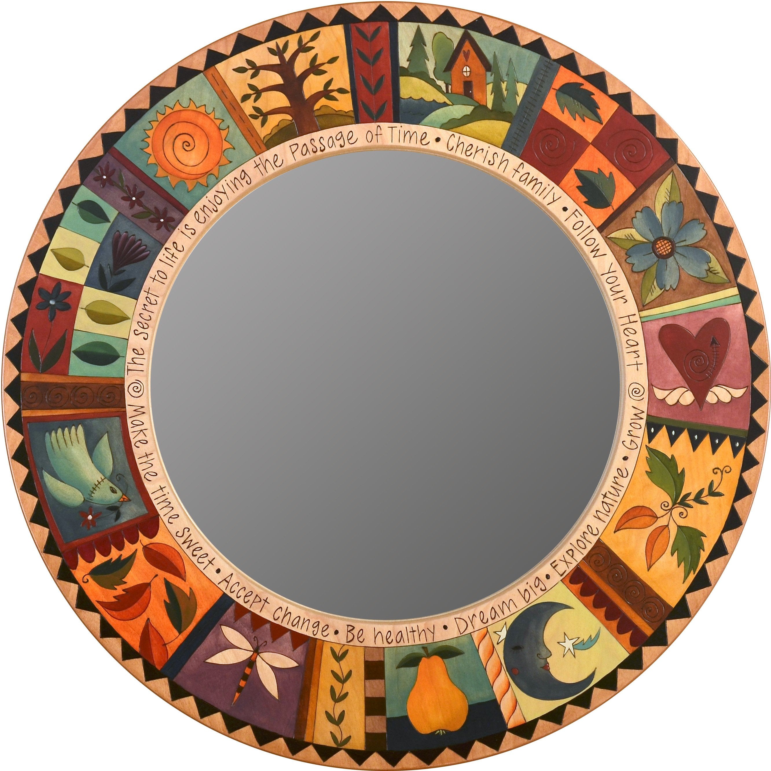 Large Circle Mirror –  