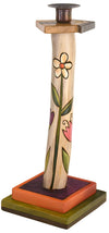 Single Candle Holder –  Single candle holder with beautiful flower motif