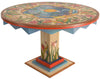 Sticks handmade dining table with tropical coastal theme