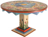 Sticks handmade dining table with tropical coastal theme