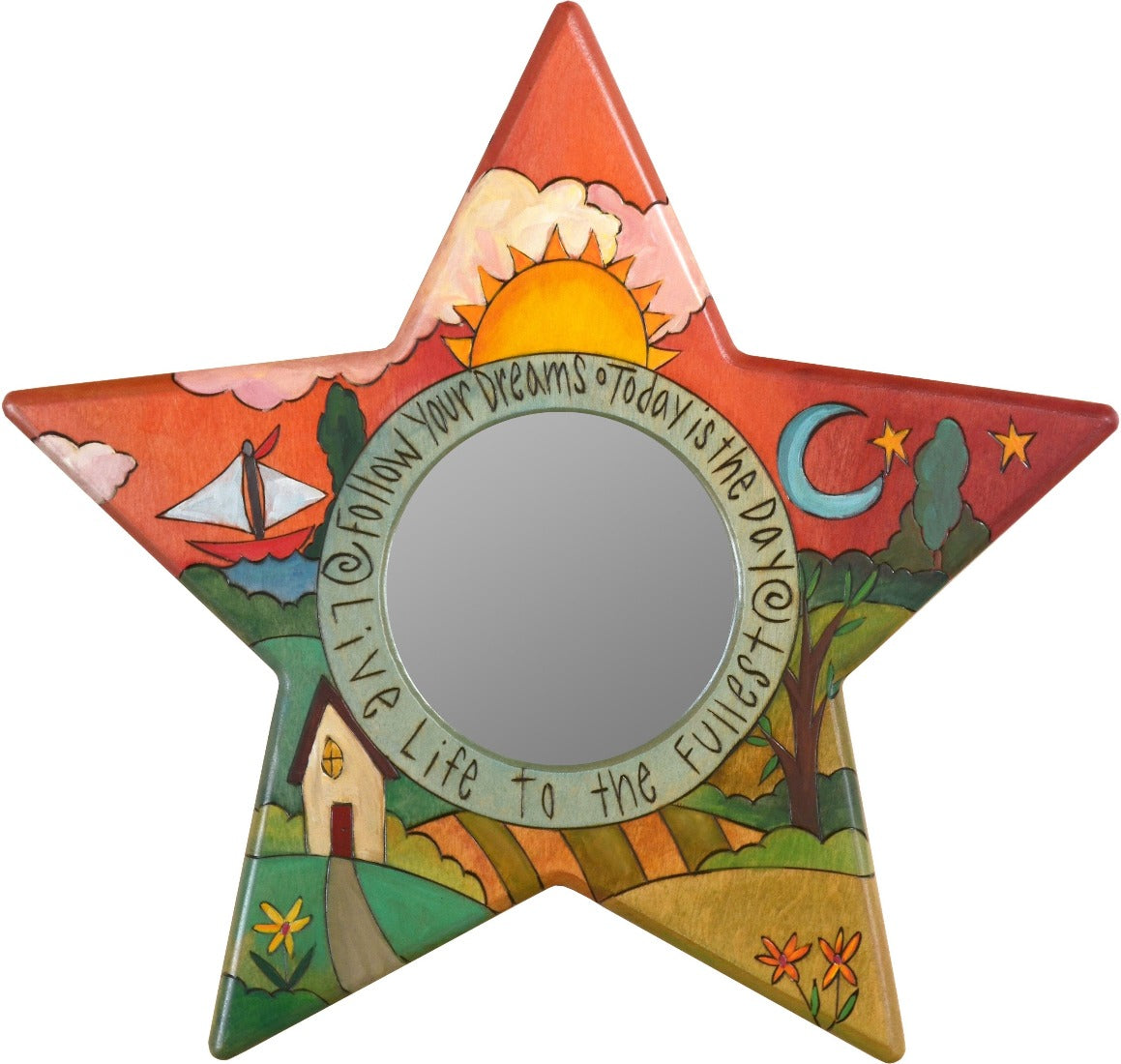 Star Shaped Mirror –  