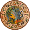 Round Coffee Table –  "Take Time to Smell the Flowers" round coffee table with beautiful landscape of the changing seasons motif