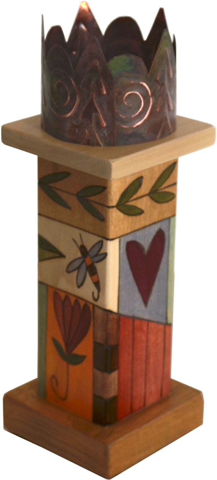 Small Pillar Candle Holder