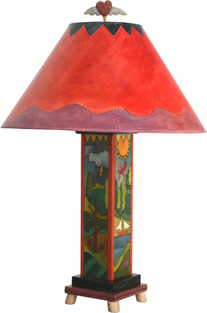 Box Table Lamp –  Colorful and vibrant four seasons table lamp