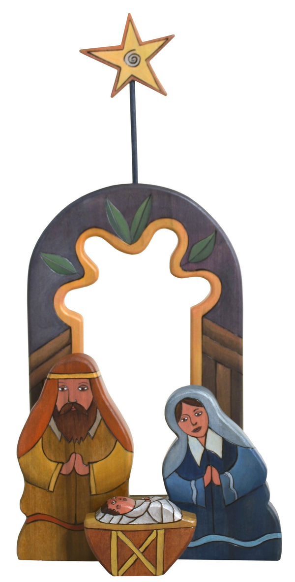 Holy Family Nativity –  Elegant and neutral holy family nativity scene