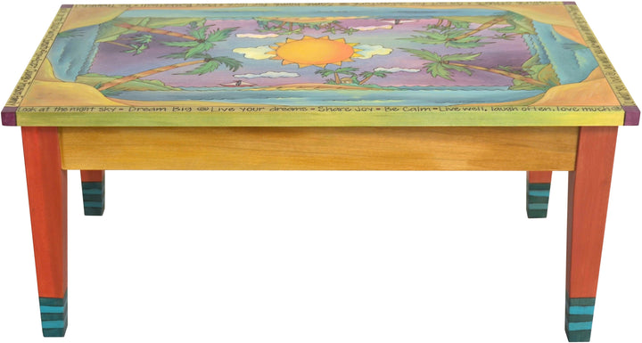 View of Unique Wooden Handmade Coffee Tables