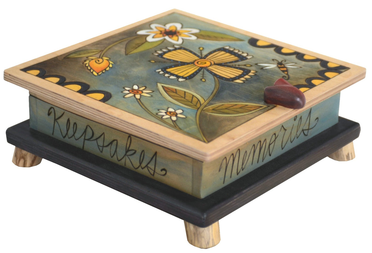 Small Keepsake Box D78130 | Sticks Handmade