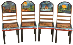 Sticks handmade chairs with four seasons design