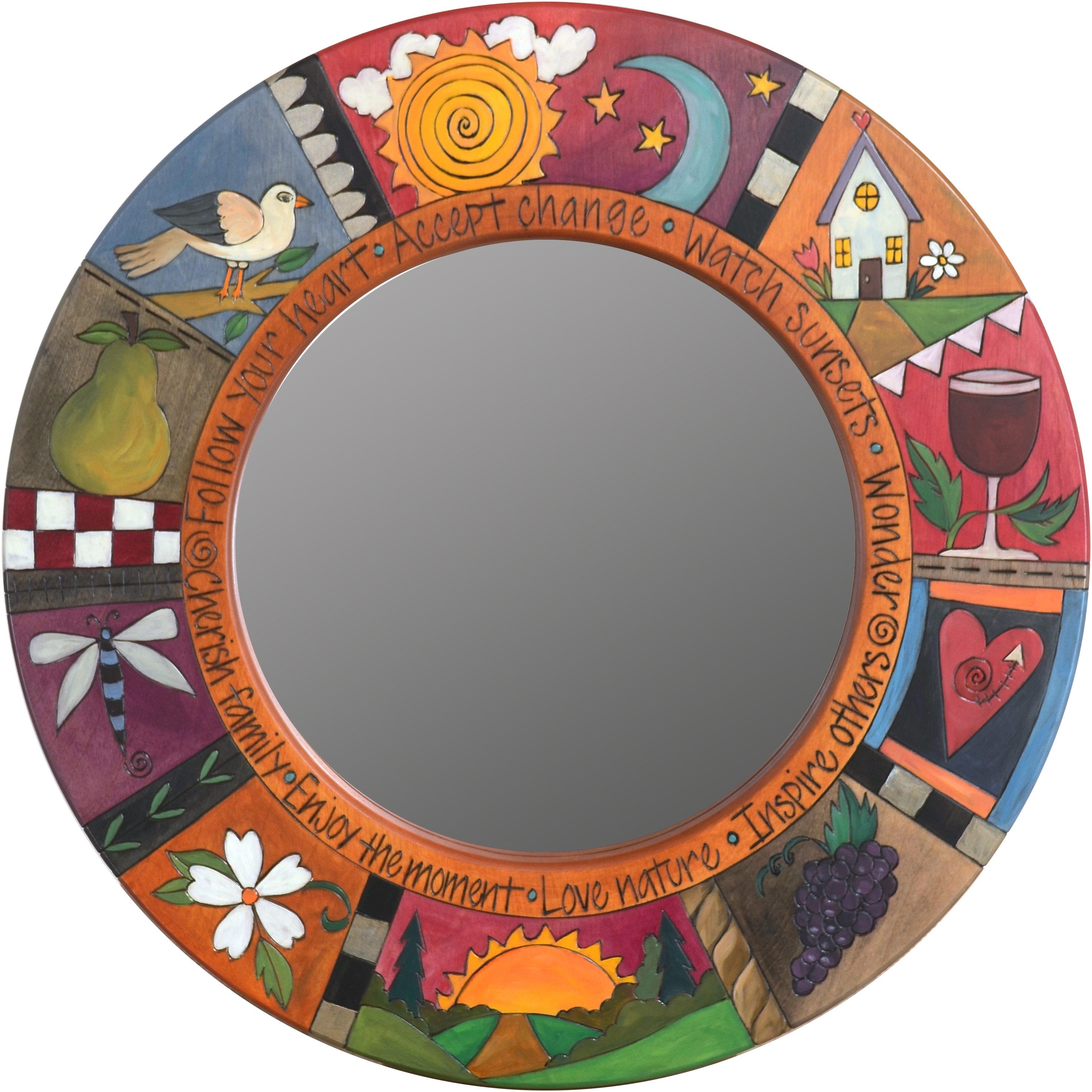 Small Circle Mirror –  