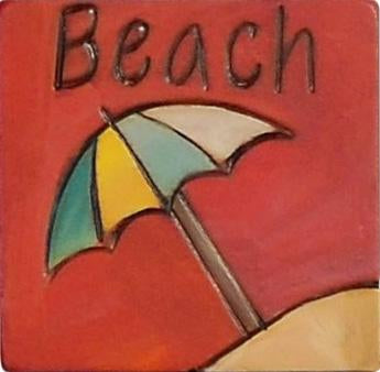 Large Perpetual Calendar Magnet | Beach Day 1