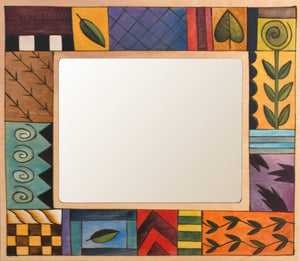 8"x10" Frame –  Color block and pattern icon picture frame