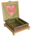 Keepsake Box – Beautiful love themed box design perfect for a wedding or anniversary gift