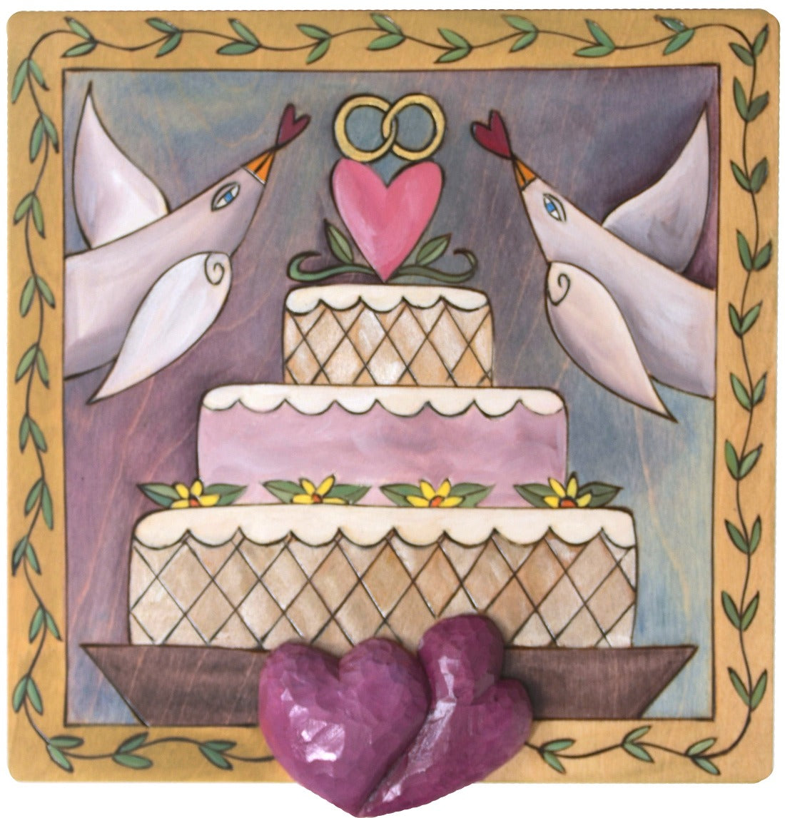 Keepsake Box – Beautiful love themed box design perfect for a wedding or anniversary gift