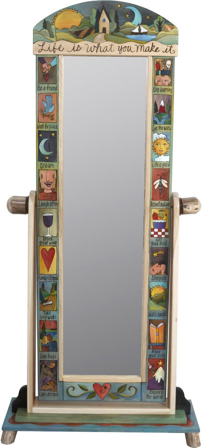 Wardrobe Mirror on Stand –  