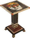 Martini End Table –  Lovely end table with dove and floral motifs