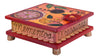 Keepsake Box – Contemporary floral motif done in vibrant, warm tones