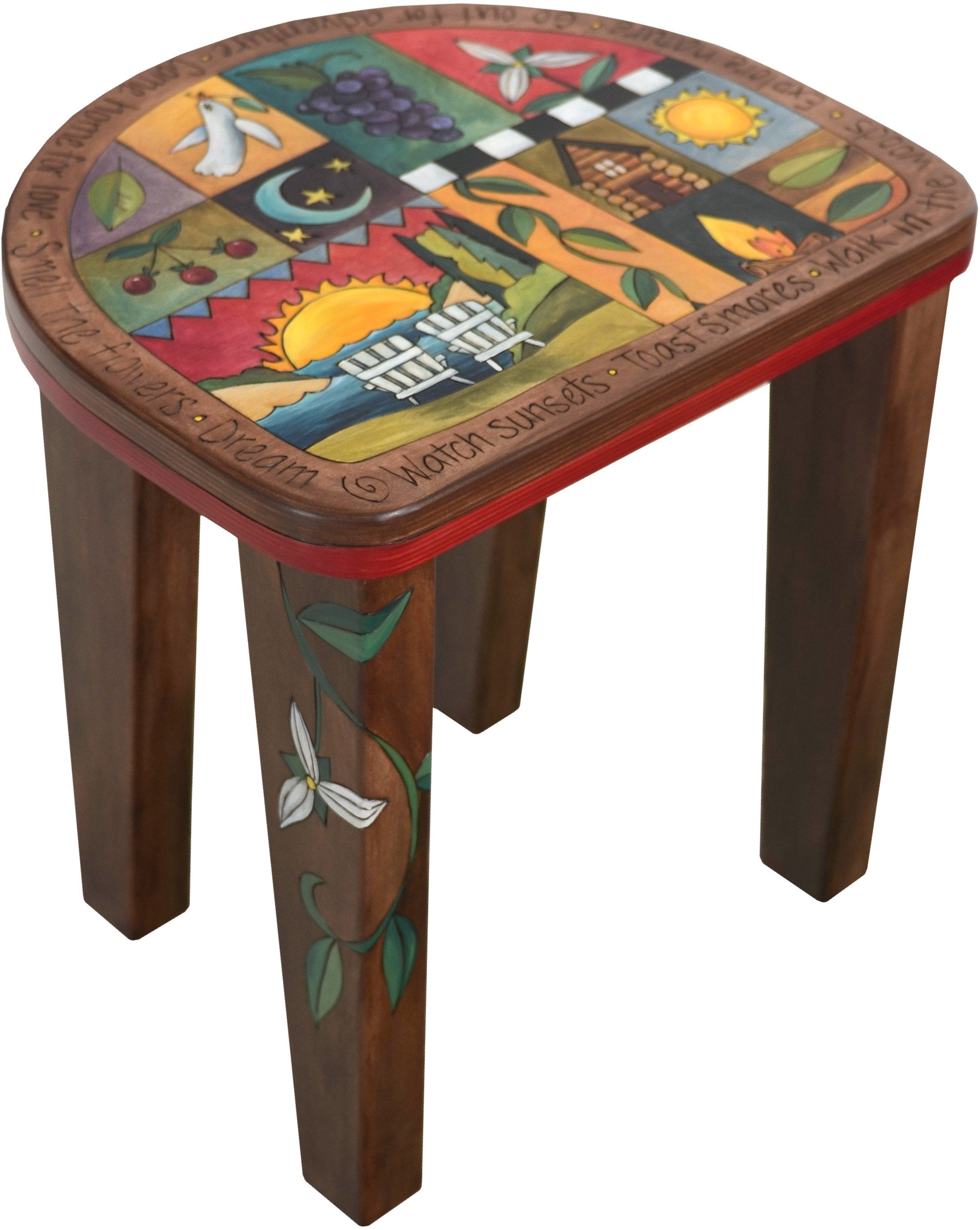 Short Stool D710623 | Sticks Handmade