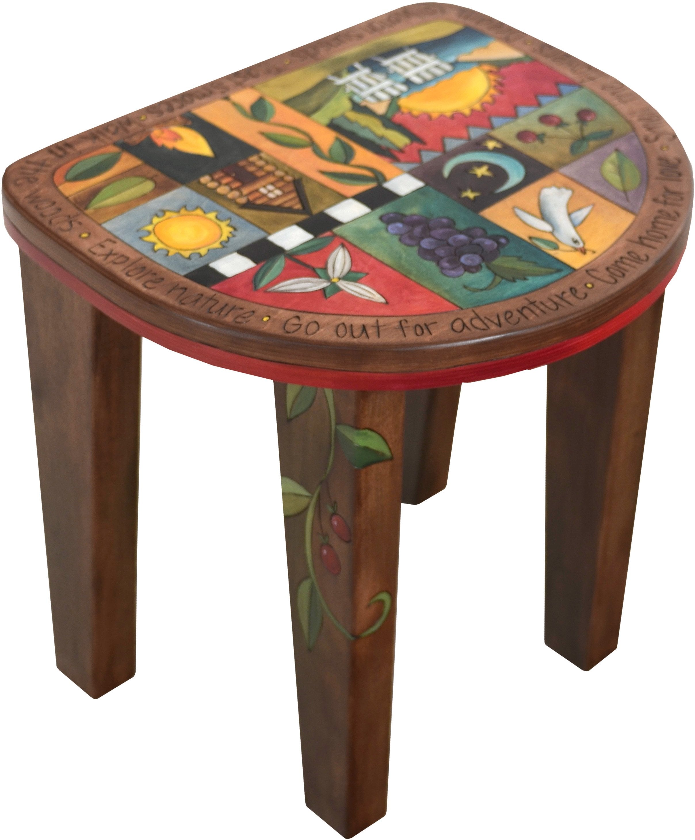 Short Stool D710623 | Sticks Handmade