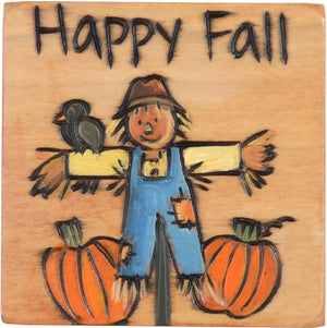 Large Perpetual Calendar Magnet –  Our scarecrow will remind you of the first day of fall on your calendar