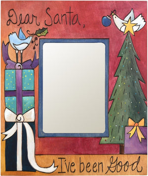 Sticks handmade 5x7" picture frame with Santa letter theme